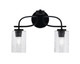 Toltec Lighting - 3912-MB-3002 - Two Light Bath Bar - Cavella - Matte Black