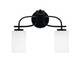Toltec Lighting - 3912-MB-310 - Two Light Bath Bar - Cavella - Matte Black