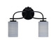 Toltec Lighting - 3912-MB-4062 - Two Light Bath Bar - Cavella - Matte Black