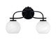 Toltec Lighting - 3912-MB-4101 - Two Light Bath Bar - Cavella - Matte Black