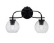 Toltec Lighting - 3912-MB-4102 - Two Light Bath Bar - Cavella - Matte Black