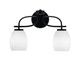 Toltec Lighting - 3912-MB-615 - Two Light Bath Bar - Cavella - Matte Black