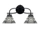 Toltec Lighting - 3912-MB-9105 - Two Light Bath Bar - Cavella - Matte Black