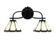 Toltec Lighting - 3912-MB-9125 - Two Light Bath Bar - Cavella - Matte Black