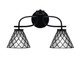 Toltec Lighting - 3912-MB-9185 - Two Light Bath Bar - Cavella - Matte Black