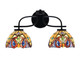 Toltec Lighting - 3912-MB-9445 - Two Light Bath Bar - Cavella - Matte Black