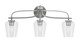 Toltec Lighting - 3913-GP-210 - Three Light Bath Bar - Cavella - Graphite