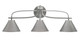 Toltec Lighting - 3913-GP-421-GP - Three Light Bath Bar - Cavella - Graphite