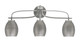 Toltec Lighting - 3913-GP-426-GP - Three Light Bath Bar - Cavella - Graphite