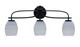 Toltec Lighting - 3913-MB-4022 - Three Light Bath Bar - Cavella - Matte Black