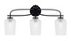 Toltec Lighting - 3913-MB-4250 - Three Light Bath Bar - Cavella - Matte Black