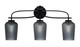 Toltec Lighting - 3913-MB-4252 - Three Light Bath Bar - Cavella - Matte Black