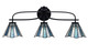 Toltec Lighting - 3913-MB-9325 - Three Light Bath Bar - Cavella - Matte Black