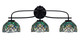 Toltec Lighting - 3913-MB-9925 - Three Light Bath Bar - Cavella - Matte Black