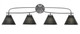 Toltec Lighting - 3914-GP-4059 - Four Light Bath Bar - Cavella - Graphite
