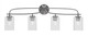 Toltec Lighting - 3914-GP-530 - Four Light Bath Bar - Cavella - Graphite