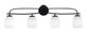 Toltec Lighting - 3914-MB-615 - Four Light Bath Bar - Cavella - Matte Black