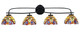 Toltec Lighting - 3914-MB-9445 - Four Light Bath Bar - Cavella - Matte Black