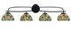 Toltec Lighting - 3914-MB-9905 - Four Light Bath Bar - Cavella - Matte Black