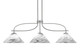Toltec Lighting - 3936-GP-2129 - Three Light Island Pendant - Cavella - Graphite