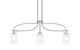 Toltec Lighting - 3936-GP-3001 - Three Light Island Pendant - Cavella - Graphite