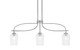 Toltec Lighting - 3936-GP-4250 - Three Light Island Pendant - Cavella - Graphite