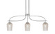 Toltec Lighting - 3936-GP-4253 - Three Light Island Pendant - Cavella - Graphite
