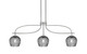 Toltec Lighting - 3936-GP-4602 - Three Light Island Pendant - Cavella - Graphite