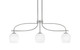 Toltec Lighting - 3936-GP-4811 - Three Light Island Pendant - Cavella - Graphite