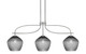 Toltec Lighting - 3936-GP-4922 - Three Light Island Pendant - Cavella - Graphite