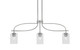 Toltec Lighting - 3936-GP-530 - Three Light Island Pendant - Cavella - Graphite