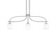 Toltec Lighting - 3936-GP-615 - Three Light Island Pendant - Cavella - Graphite
