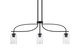 Toltec Lighting - 3936-MB-3002 - Three Light Island Pendant - Cavella - Matte Black