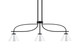 Toltec Lighting - 3936-MB-421-CH - Three Light Island Pendant - Cavella - Matte Black