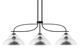 Toltec Lighting - 3936-MB-428-CH - Three Light Island Pendant - Cavella - Matte Black