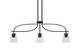 Toltec Lighting - 3936-MB-461 - Three Light Island Pendant - Cavella - Matte Black