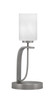 Toltec Lighting - 39-GP-3001 - One Light Table Lamp - Cavella - Graphite