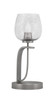 Toltec Lighting - 39-GP-4812 - One Light Table Lamp - Cavella - Graphite
