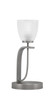 Toltec Lighting - 39-GP-500 - One Light Table Lamp - Cavella - Graphite