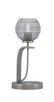 Toltec Lighting - 39-GP-5112 - One Light Table Lamp - Cavella - Graphite