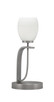 Toltec Lighting - 39-GP-615 - One Light Table Lamp - Cavella - Graphite