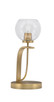 Toltec Lighting - 39-NAB-4100 - One Light Table Lamp - Cavella - New Age Brass