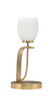 Toltec Lighting - 39-NAB-615 - One Light Table Lamp - Cavella - New Age Brass