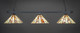 Toltec Lighting - 403-MB-956 - Three Light Bar - Square - Matte Black