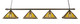 Toltec Lighting - 404-DG-986 - Four Light Bar - Square - Dark Granite