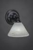 Toltec Lighting - 40-MB-7145 - One Light Wall Sconce - Any - Matte Black