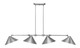 Toltec Lighting - 4448-BN - LED Billiard/Island - Tangent - Brushed Nickel