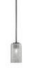 Toltec Lighting - 4501-GP-542 - One Light Mini Pendant - Atlas - Graphite