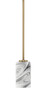 Toltec Lighting - 4501-NAB-549 - One Light Mini Pendant - Atlas - New Age Brass