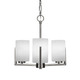 Toltec Lighting - 4503-GP-310 - Three Light Chandelier - Atlas - Graphite